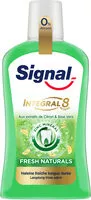 Mängden socker i Signal Integral 8 Bain de Bouche Antibactérien Fraîcheur Naturelle aux Extraits de Citron & d'Aloe Vera Flacon 500ml