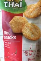 Mängden socker i Rice snacks