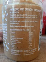 Mängden socker i pindakaas met crunchy hazelnoot