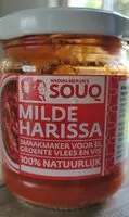 Mängden socker i Milde harissa