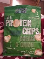 Mängden socker i High protein chips cream & onions
