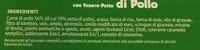Mängden socker i Gluten free bastoncini con tenero filetto dIGPollo