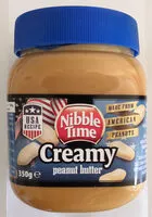 Mängden socker i Nibble Time Creamy peanut butter