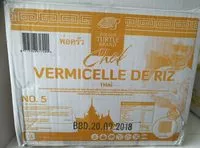 Mängden socker i Vermicelle de Riz Thaï