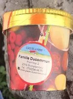 Mängden socker i Glace de la ferme