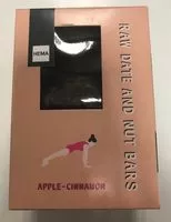 Mängden socker i Raw date and nuts bars