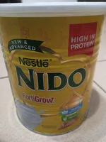 Mängden socker i lait en poudre NIDO FORTI CROISSANCE