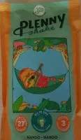 Mängden socker i Plenny Shake - Mango