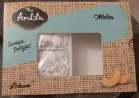 Mängden socker i Anatolia turkish delight lokum melon