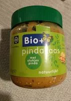 Mängden socker i Pindakaas met stukjes pinda