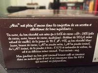 Mängden socker i Fondant Saveur Caramel Beurre Salé