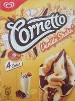 Mängden socker i Cornetto vanilla shake