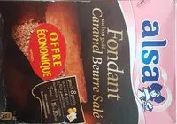 Mängden socker i Alsa fondant caramel au beurre salé