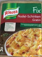 Mängden socker i Knorr Fix Nudel-Schinken Gratin