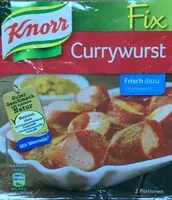 Mängden socker i Knorr  Fix Currywurst