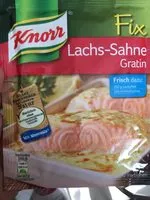 Mängden socker i Fix für Lachs-Sahne-Gratin