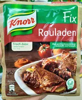 Mängden socker i Knorr Fix Sosse  Rouladen