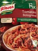 Mängden socker i Tomaten Bolognese