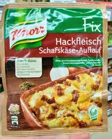 Mängden socker i Fix Hackfleisch Schafkäse-Auflauf