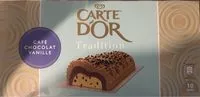 Mängden socker i Carte D'or Bûche Glacée Café Chocolat Vanille 1l
