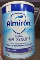 Mängden socker i Almirón péptido syneo2