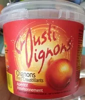 Mängden socker i Crousti-oignons