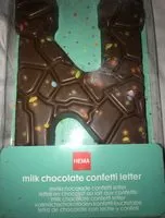 Mängden socker i Chocolat au lait et confettis