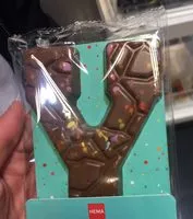 Mängden socker i Milk chocolate confetti letter