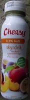 Mängden socker i Skyrdrik fersken & passionsfrugt 0.3% fedt