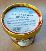 Mängden socker i Glace à la noix de coco