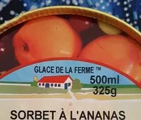 Mängden socker i Sorbet à l'ananas