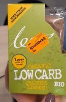 Mängden socker i Qrackers Linseed organic low carb