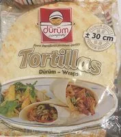 Mängden socker i Tortillas durum-wraps