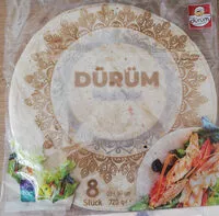 Mängden socker i Dürüm Weizenfladen