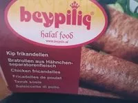 Mängden socker i Fricadelle de poulet