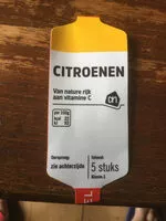 Mängden socker i Citroenen