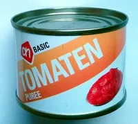 Mängden socker i Tomatenpuree, geconcentreerd 20-22%