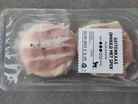 Mängden socker i Geitenkaas omhuld met spek