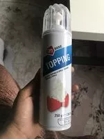 Mängden socker i Topping