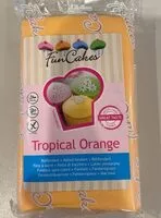 Mängden socker i Pâte à Sucre - Orange Tropicale - 250G - Funcakes