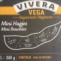 Mängden socker i Vivera Vega Mini Bouchees