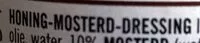 Mängden socker i Honing-mosterd-dressing