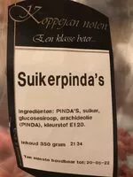 Mängden socker i Suikerpinda’s