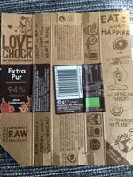 Mängden socker i RAW Chocolate Bar Extra Pur 94% Kakao