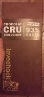 Mängden socker i Chocolat cru biologique