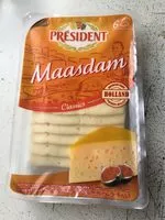 Mängden socker i Fromage Maasdam