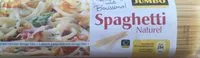 Mängden socker i Spaghetti naturel