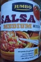 Mängden socker i Jumbo Salsa Medium mexicaanse saus