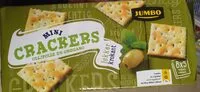 Mängden socker i Mini crackers olijfolie en oregano