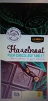 Mängden socker i Jumbo Hazelnoot Puur Chocolade Tablet